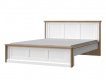 Manželská posteľ 160x200cm Artis - biela / orech pacific