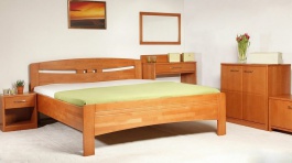 Masívna posteľ s úložným priestorom Evita 1 - 160/180 x 200cm - výber odtieňov