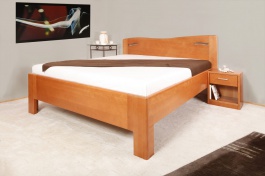 Masívna posteľ s úložným priestorom K-design 2 - 160/180 x 200cm - výber odtieňov