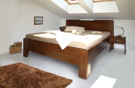 Masívna posteľ s úložným priestorom K-design 3 - 160/180 x 200cm - výber odtieňov
