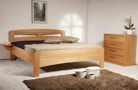 Masívna posteľ s úložným priestorom Evita 2 - 160/180 x 200cm - výber odtieňov
