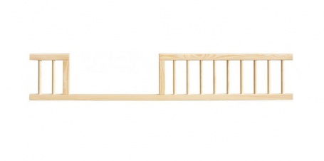 Bočnice k postieľke 140 cm - borovica