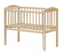 Detská postieľka so sťah. bokom BABY Scarlett ECO - borovica