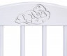 Postieľka so sťahovacím bokom Baby Scarlett 90x41cm - biela