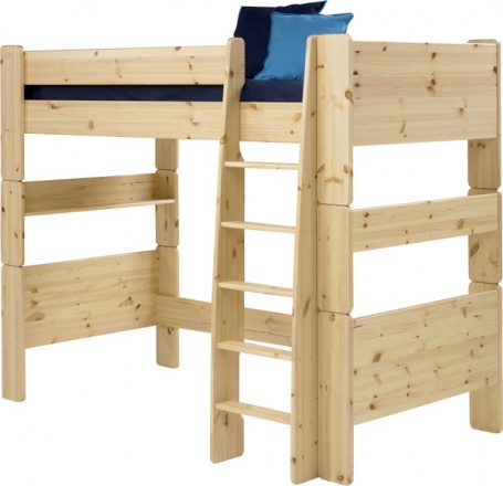 Detská vyvýšená posteľ Dany 90x200 cm (výška 164cm) - masív