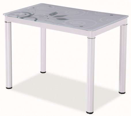 Jedálenský stôl DAMAR 80x60 biely
