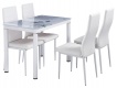 Jedálenský stôl DAMAR 80x60 biely