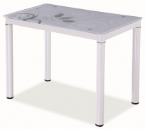 Jedálenský stôl DAMAR biely
