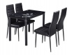 Jedálenský stôl DAMAR čierny