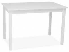 Jedálenský stôl FIORD biely 110x70
