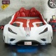 Posteľ auto 100x190  Electric - biela