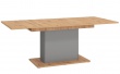 Rozkladací jedálenský stôl Abuela - dub artisan/šedá