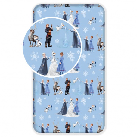 Detské prestieradlo Frozen modré