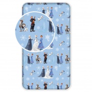 Detské prestieradlo Frozen modré