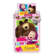 Detské obliečky Míša a Máša Funny Friends