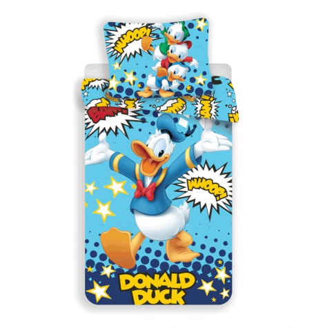 Detské obliečky Kačer Donald modré