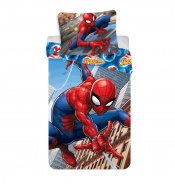 Detské obliečky Spiderman lezec na dome