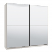 Zrkadlová skriňa s posuvnými dverami Aubrey 220 - biela