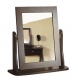 Toaletný stolík so zrkadlom Baroko - čierna/hnedá