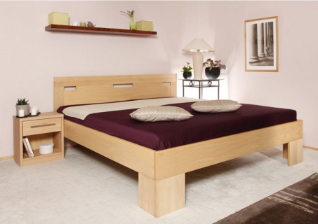 Masívna posteľ s úložným priestorom Varezza 6A (v.44) - 160/180 x 200cm - výber odtieňov
