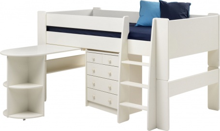 Multifunkční postel Dany - bílá