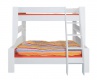 Rozšírená posteľ Dany 90+120x200 cm - MDF/biela