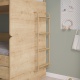 Poschodová posteľ s prístelkou, úložným priestorom a rebríkom Cody Modular - detail