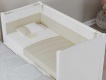 Set posteľnej bielizne 60x120 Azirka - biela/béžová