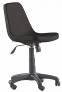 Otočná kancelárska stolička na kolieskach Comfy - čierna