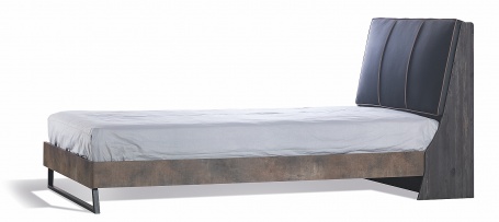 Študentská posteľ 120x200 Falco - dub rebap/bronz
