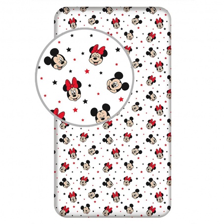 Detské prestieradlo Mickey a Minnie Stars