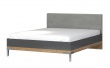 Manželská posteľ 180x200 Orfea - šedá/orech pacifik