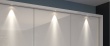 Šesťdverová šatníková skriňa s osvetlením P62B Tiana - detail