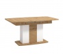 Rozkladací jedálenský stôl Jett - dub artisan/biela