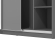 Dvojdverová posuvná skriňa so zrkadlom 220 Tropea - detail