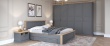 Manželská posteľ 180x200 + šuplík pod posteľ Artis - v priestore