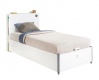 Detská vyklápacia posteľ Pure 100x200cm - biela