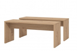 Set jedálenských lavíc Saskie - dub artisan