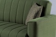 Rohová sedacia súprava, rozkladacia s úložným priestorom Verde - detail