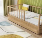 Detská posteľ 100x200cm so zábranami a zásuvkou Cody - detail