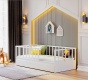 Zásuvka pod posteľ 90x190cm + detská posteľ 100x200cm so zábranami Fairy - v priestore