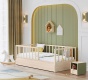 Detská posteľ 100x200cm so zábranami + zásuvka 90x190cm Fairy - v priestore