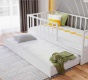 Detská posteľ 100x200cm so zábranami + zásuvka 90x190cm Fairy - detail
