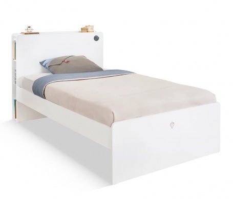 Študentská posteľ 120x200cm Pure - biela