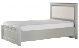 Študentská posteľ 120x200 s výklopným úložným priestorom Esme - šedá