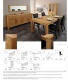 Rozkladací jedálenský stôl 180x90 Harry -dub masív