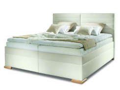 Čalúnená manželská posteľ BOX SPRING Katie 160/180x200cm - výber poťahu