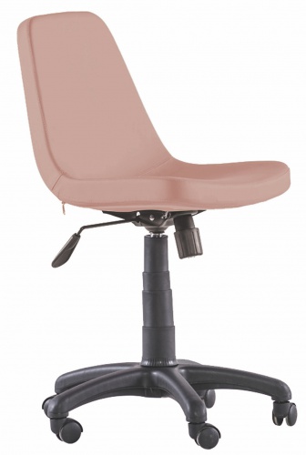 Otočná kancelárska stolička na kolieskach Comfy - ružová