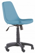 Otočná kancelárska stolička na kolieskach Comfy - modrá