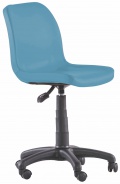 Otočná stolička na kolieskach Common - modrá
